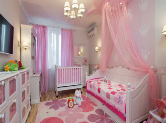 11 комнат для новорожденной девочки