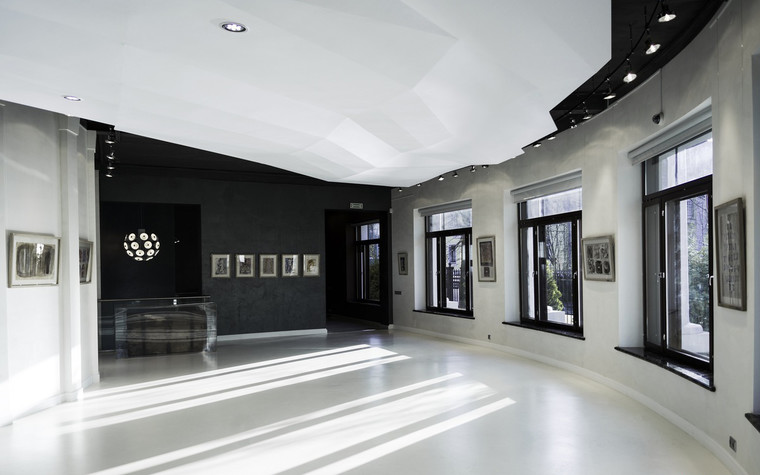 Выставочный зал. выставочные залы  из проекта Галерея в Пушкине, фото №88409