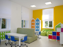 Интерьер учебных комнат в детской больнице, фото № 6753, Комаров Михаил