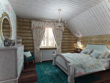 Гостевой дом &laquo;Изба&raquo;, спальня . Фото № 25515, автор Романовская Виталия