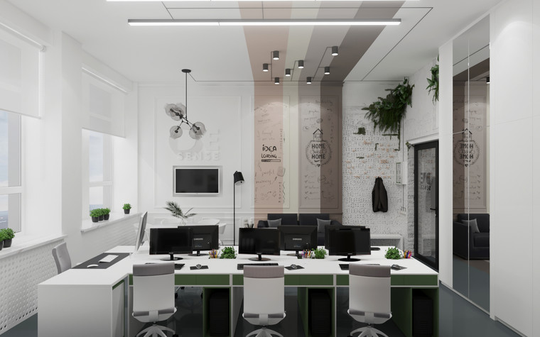 Дизайн офиса. офисы из проекта Офис в ванильных тонах, фото №78965