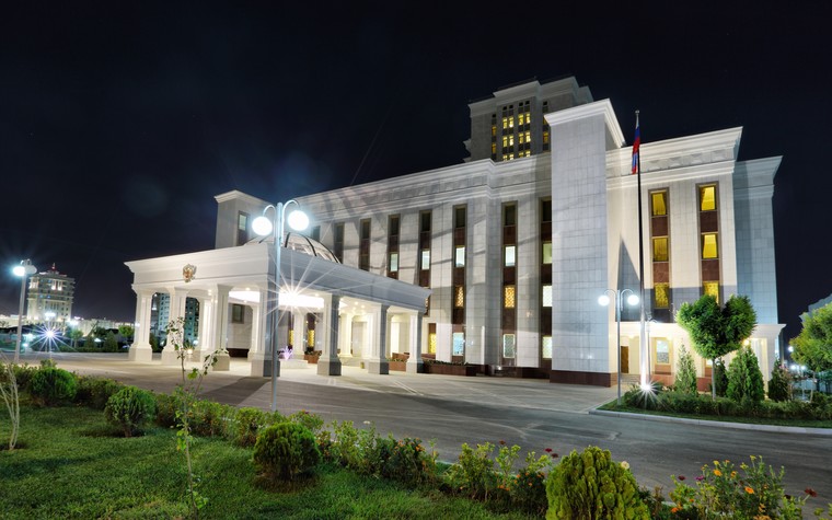 Общественные помещения. общественные здания  из проекта Посольство РФ а Ашхабаде. Туркменистан, фото №80065