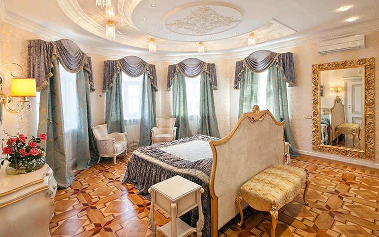 Загородный дом. спальня из проекта , фото №31196