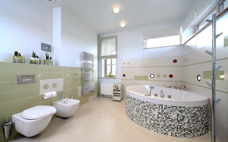 <p>Фотограф: Александр Кенденков</p>
<p>Кстати, не забывайте, что ванная комната с джакузи требует хорошего светового сценария.Должно быть много света, и естественного, и искусственного.</p>