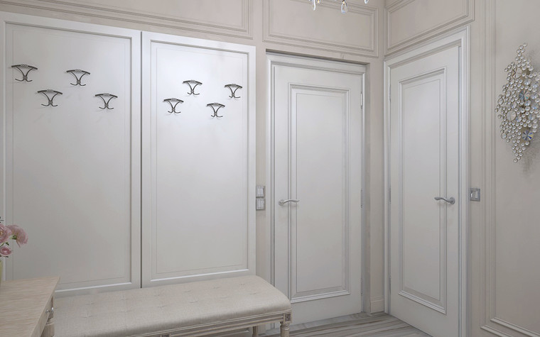 Загородный дом. холл из проекта Дизайн проект дома площадь 500 кв.м в Ленинградской области., фото №78563