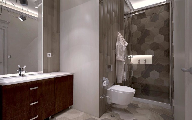 Загородный дом. санузел из проекта Дизайн проект дома площадь 500 кв.м в Ленинградской области., фото №78584