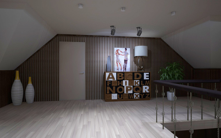 Загородный дом. холл из проекта Дизайн проект дома площадь 500 кв.м в Ленинградской области., фото №78588