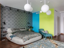 Загородный дом &laquo;Исскусство цвета&raquo;, спальня . Фото № 25469, автор Черненко Ольга