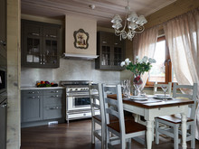 Загородный дом «Дом из бруса Нежность», кухня . Фото № 25498, автор Зорина Елена