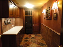 Загородный дом «кп  Третья Охота », кухня . Фото № 25739, автор Бутусова  Марина