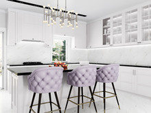 Загородный дом «Загородный дом в стиле современная классика », кухня . Фото № 26149, автор Логвинова  Екатерина 