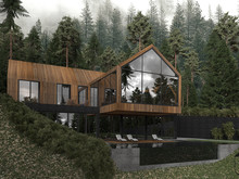 Загородный дом «Forest house», фасад . Фото № 26233, автор Yousupova 