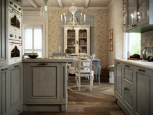 Загородный дом «Частный дом в поселке Вартемяги», кухня . Фото № 27039, автор Жданов Евгений