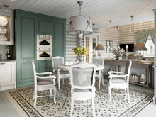 Загородный дом «Дом в Новоглаголево», кухня . Фото № 27301, автор Жданов Евгений