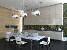 Загородный дом «Дом в Репино», кухня . Фото № 27361, автор background архитектурная студия