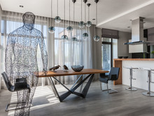 Загородный дом «Дом на Новорижском шоссе», кухня . Фото № 27666, автор AMG-Project 