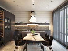 Загородный дом «Загродный дом Ласковый Май», кухня . Фото № 27745, автор Suiten n. Seven