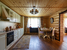 Загородный дом «Нескучная дача», кухня . Фото № 27788, автор Крысова Ольга