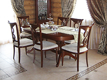 Загородный дом «», столовая . Фото № 5551, автор Репьева Юлия