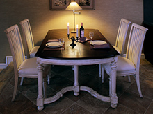 Загородный дом «», столовая . Фото № 6440, автор INSTUDIO 