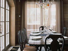 Загородный дом «», столовая . Фото № 6770, автор Ватолина Мария