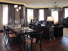 Загородный дом «», столовая . Фото № 7417, автор Доминанта 