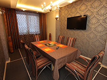 Загородный дом «», столовая . Фото № 7978, автор L-project 