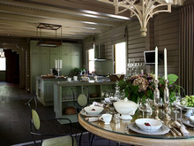 Загородный дом «», столовая . Фото № 9213, автор Аленина Татьяна, Мухачева Ирина