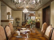 Загородный дом «», столовая . Фото № 9289, автор Миронова Татьяна