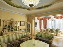 Загородный дом «», гостиная . Фото № 10132, автор Серов Егор