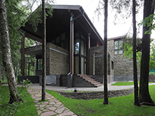 Загородный дом «», фасад . Фото № 10513, автор Леонидов Роман