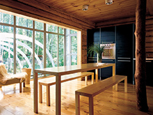 Загородный дом «», столовая . Фото № 10500, автор Проектная группа Поле-Дизайн 