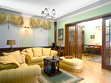 Загородный дом «», гостиная . Фото № 10584, автор Резников Олег