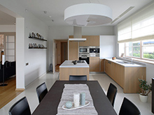 Загородный дом «», столовая . Фото № 10729