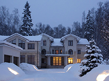 Загородный дом «», фасад . Фото № 11068, автор Ho-group 