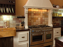 Загородный дом «», кухня . Фото № 11513, автор Marka Group 