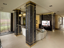 Загородный дом «», гостиная . Фото № 11796, автор Иванов Павел, FULLHOUSEDESIGN 