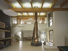 Загородный дом «», гостиная . Фото № 12241, автор Panacom архитектурное бюро