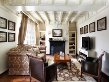 Загородный дом «», гостиная . Фото № 12487, автор Герасимова Вера