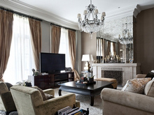 Загородный дом «», гостиная . Фото № 12808, автор Серов Егор