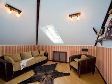 Загородный дом «», гостиная . Фото № 13290, автор Легэ-Артис 