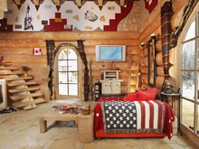 Загородный дом «», гостиная . Фото № 13395