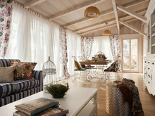 Загородный дом «», столовая . Фото № 13553, автор DE-CITY 