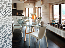 Загородный дом «», столовая . Фото № 13584, автор Сретенка 