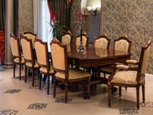 Загородный дом «», столовая . Фото № 13999, автор Лазарева Виктория