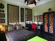 Загородный дом &laquo;&raquo;, спальня . Фото № 14243, автор Дизайн-бюро Анны Куликовой и Павла Миронова 