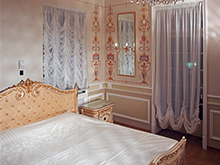 Загородный дом &laquo;&raquo;, спальня . Фото № 15438, автор Еврострой Менеджмент 