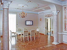 Загородный дом «», столовая . Фото № 15435, автор Еврострой Менеджмент 