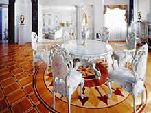 Загородный дом «», столовая . Фото № 15503, автор Еврострой Менеджмент 