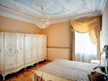 Загородный дом &laquo;&raquo;, спальня . Фото № 15506, автор Еврострой Менеджмент 